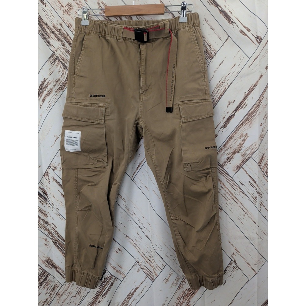 FINGERCROXX logo-patched‎ cargo pants
